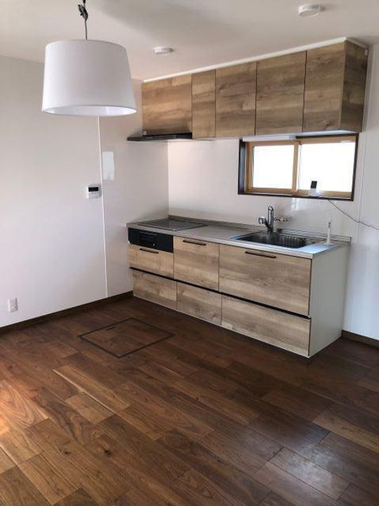 福島県郡山市緑町(一戸建)の賃貸物件のキッチン