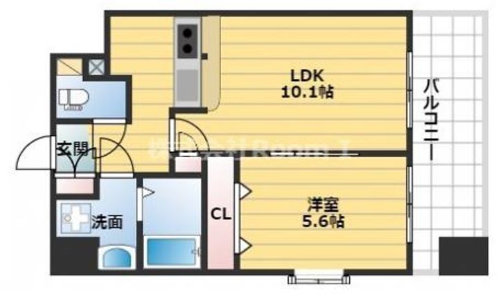 アーバネックス谷町の間取り