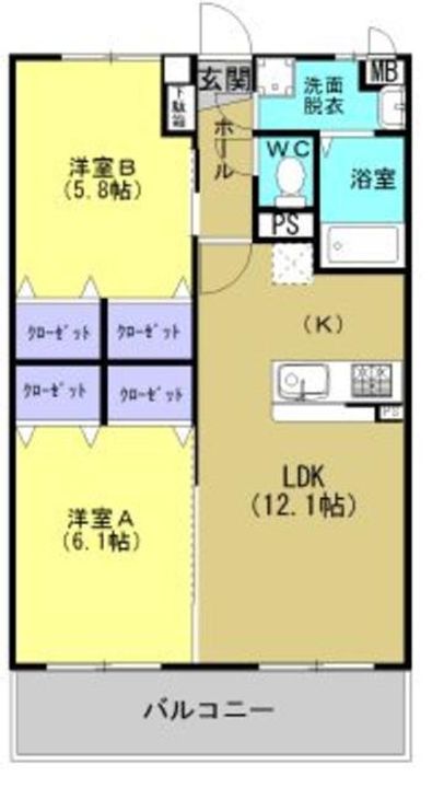 ハーモニー福吉の間取り