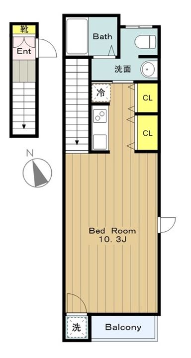 メゾンドプルニエの間取り