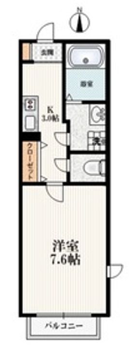 東京都練馬区小竹町2(アパート)の賃貸物件の間取り