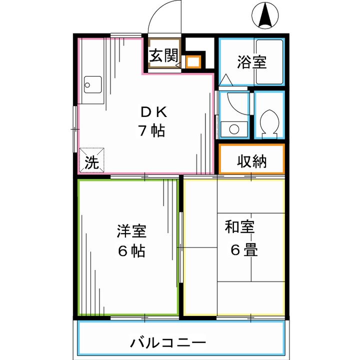 東京都杉並区善福寺2(アパート)の賃貸物件の間取り