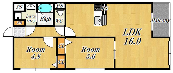 SOUTH COATの間取り