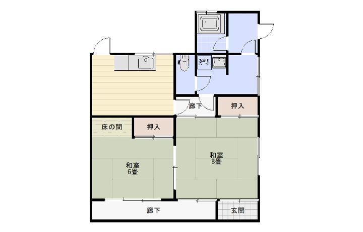 千葉県茂原市七渡(一戸建)の賃貸物件の間取り