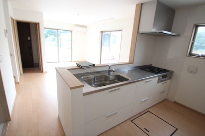 広島県広島市東区上温品1(一戸建)の賃貸物件のキッチン