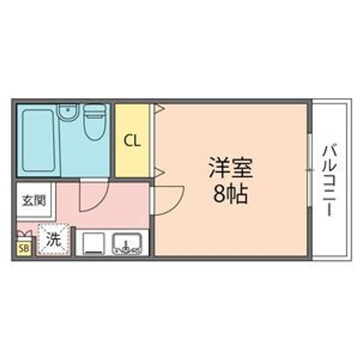 大阪府枚方市川原町(マンション)の賃貸物件の間取り