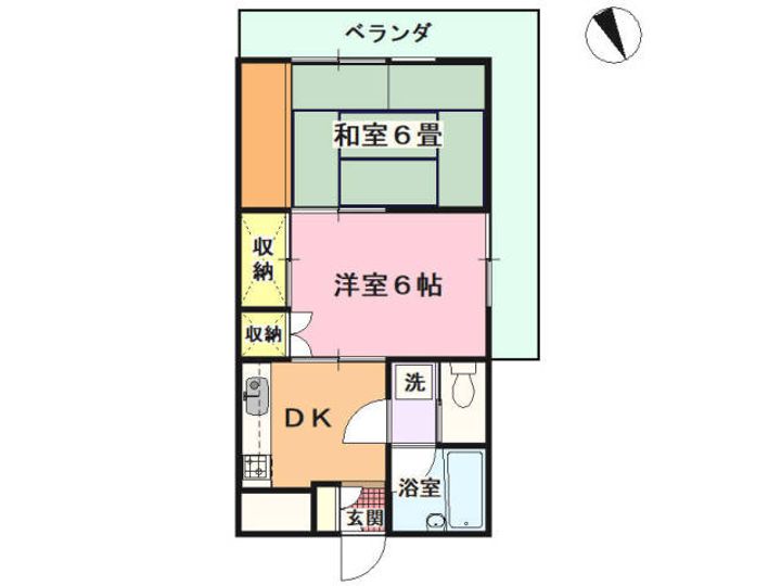 リバーサイドヒグチの間取り