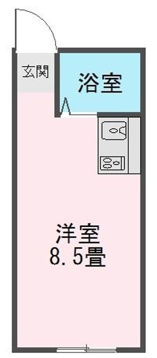 地奨ハイツの間取り