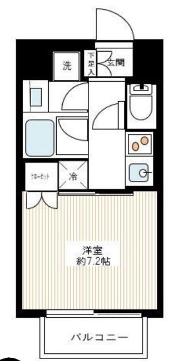 東京都墨田区江東橋4(マンション)の賃貸物件の間取り