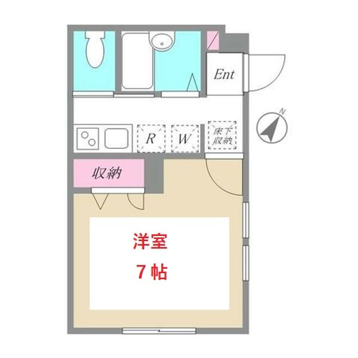 東京都大田区東馬込1(アパート)の賃貸物件の間取り