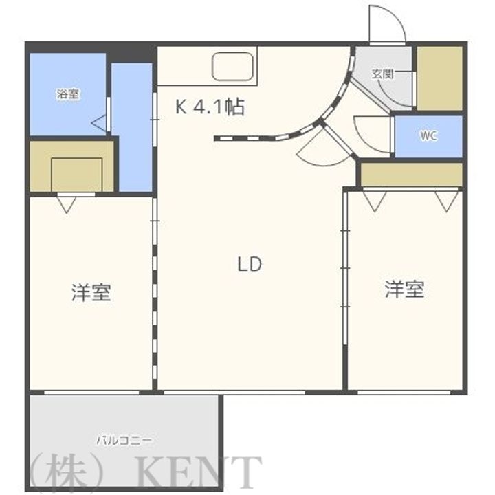 ガーデンテラス24の間取り
