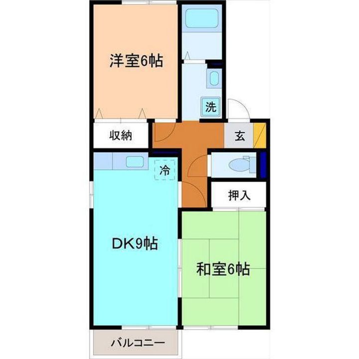 シャルマン96の間取り