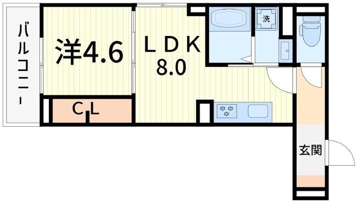 セレスティア亀有の間取り