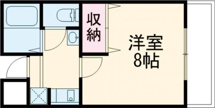 大阪府四條畷市中野3(マンション)の賃貸物件の間取り