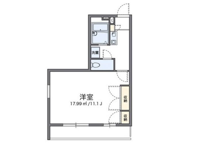 レオパレスSHINBAKUの間取り