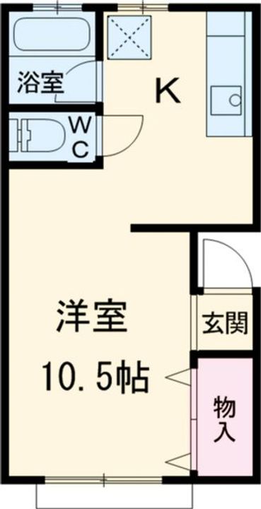 第二コーポ赤谷の間取り