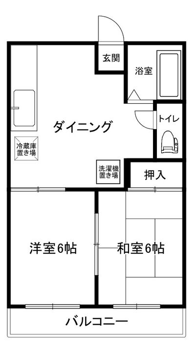 きしコーポの間取り