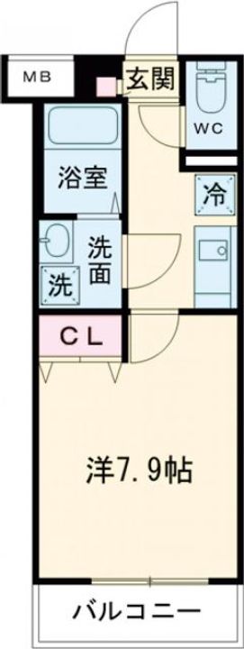 クレヴィスタ立石IIの間取り