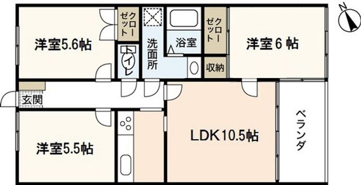 レジデンス梅林の間取り