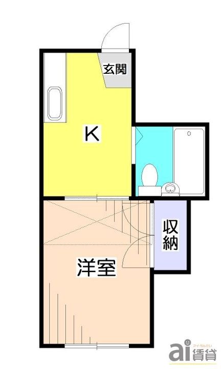 埼玉県新座市野火止8(アパート)の賃貸物件の間取り