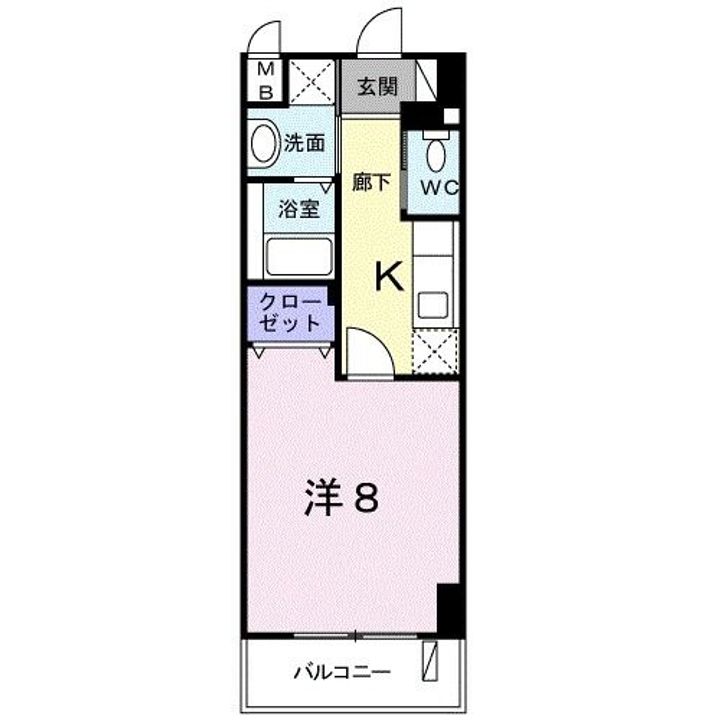 クレセント きららIIの間取り