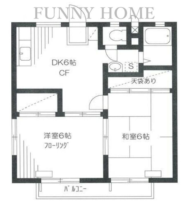 東京都世田谷区駒沢4(アパート)の賃貸物件の間取り