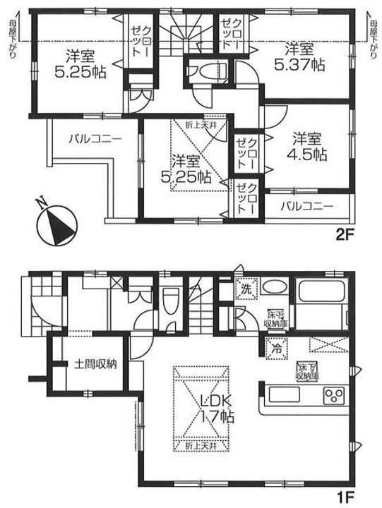 東京都府中市押立町5(一戸建)の賃貸物件の間取り