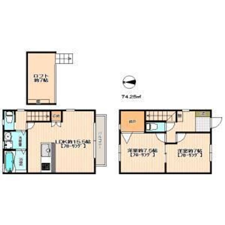 SHINY ONEの間取り