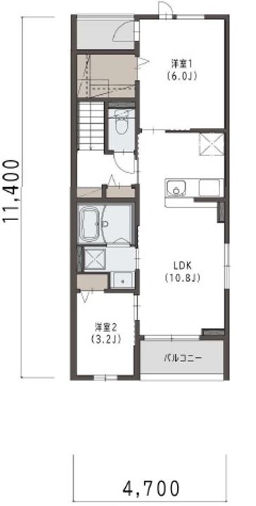 Marivail La Merの間取り