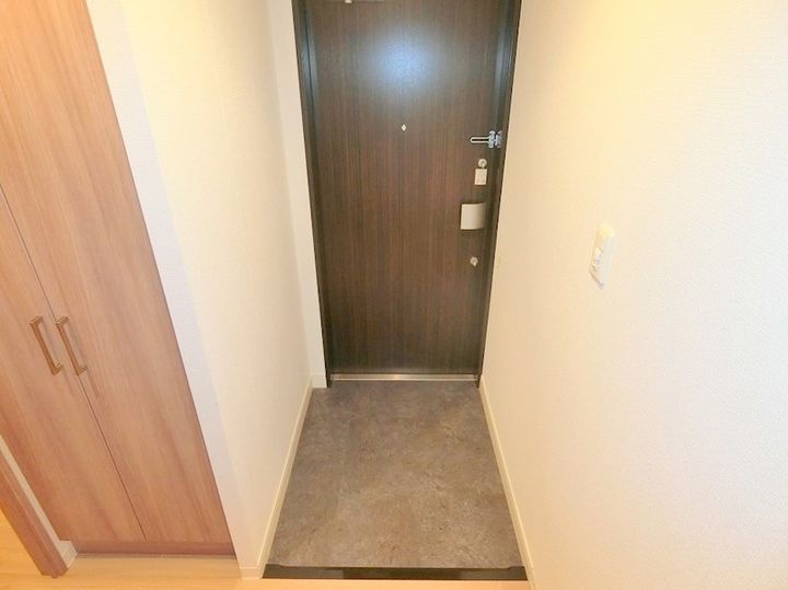 プレサンスタワー北浜の玄関