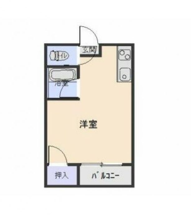 荘野ハイツの間取り
