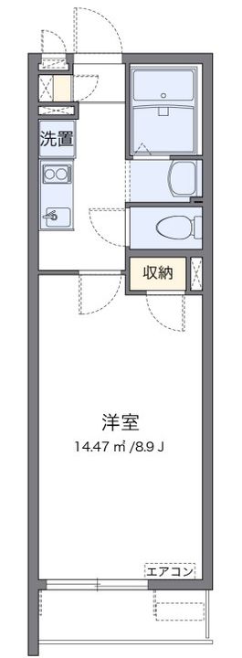 神奈川県横浜市保土ヶ谷区峰沢町(アパート)の賃貸物件の間取り