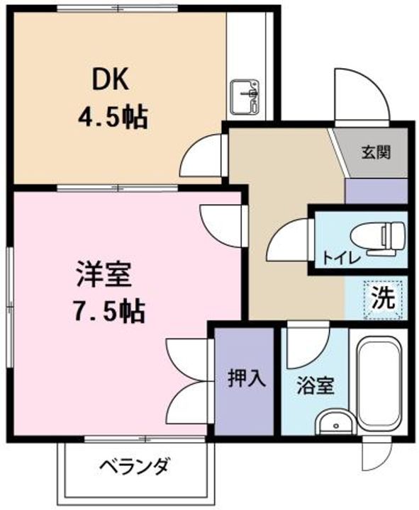 メゾン仁木の間取り
