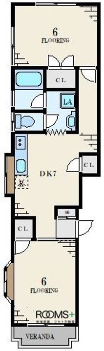 ハイフラット赤堤の間取り