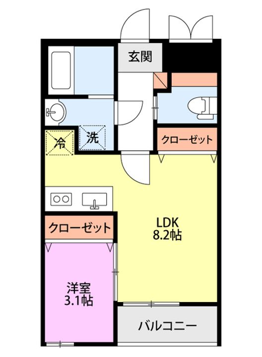 ヒルズ柿乃木坂の間取り