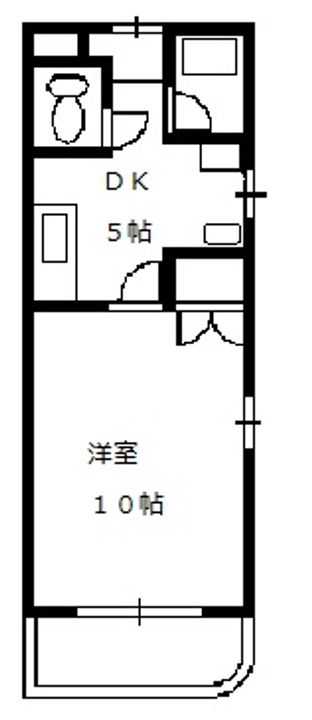 レジデンス旭ヶ丘 103の間取り