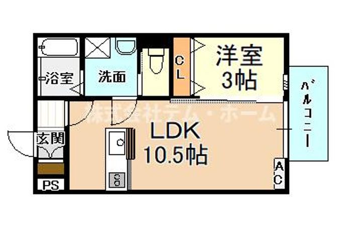 フリューゲルせいざんの間取り