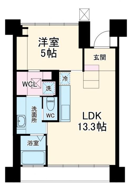 シャリマー西大路の間取り