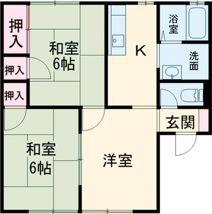 メゾンド・ジャルダンA棟の間取り