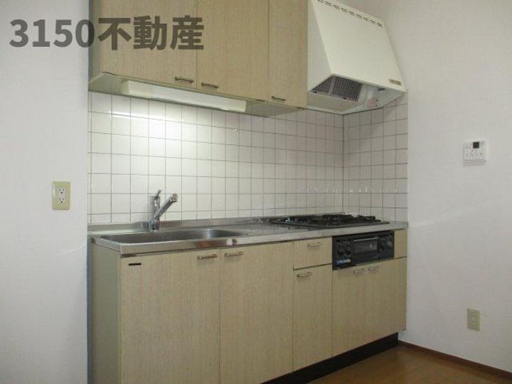 岐阜県岐阜市宇佐東町(マンション)の賃貸物件のキッチン