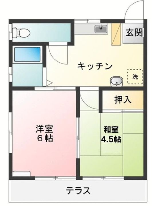 メゾン・コンフォートの間取り