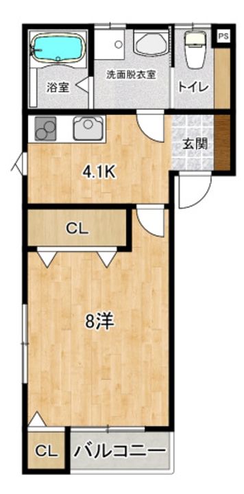 キルシュKの間取り