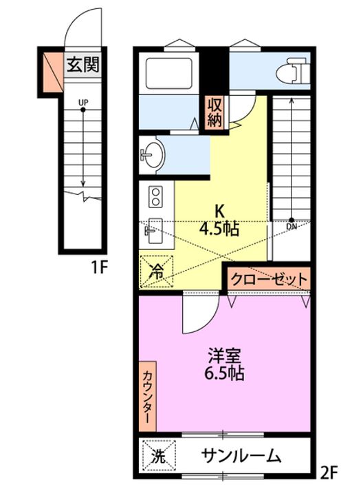 長家本舗すみれ野IIの間取り