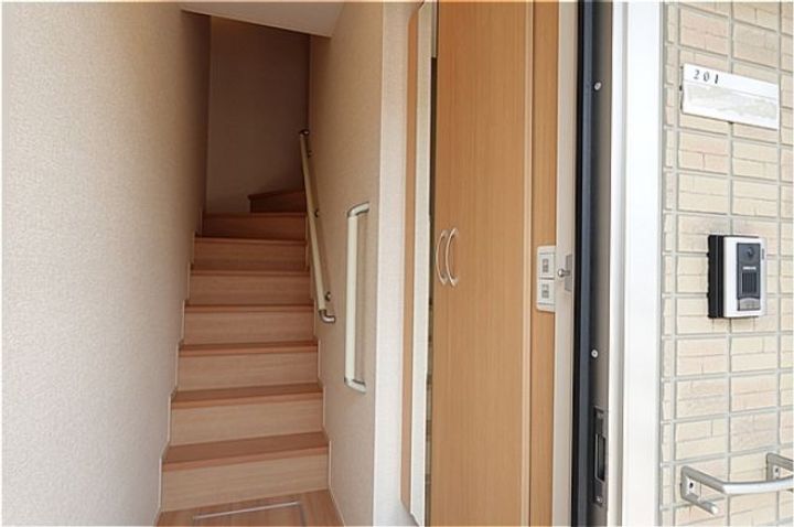 栃木県宇都宮市駒生町(アパート)の賃貸物件の玄関