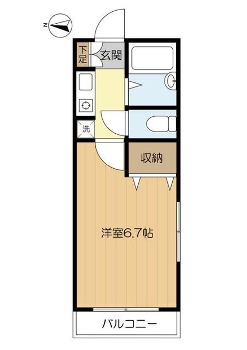 東京都世田谷区代沢2(マンション)の賃貸物件の間取り