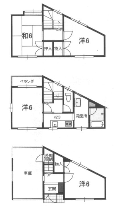 石川県金沢市富樫1(一戸建)の賃貸物件の間取り