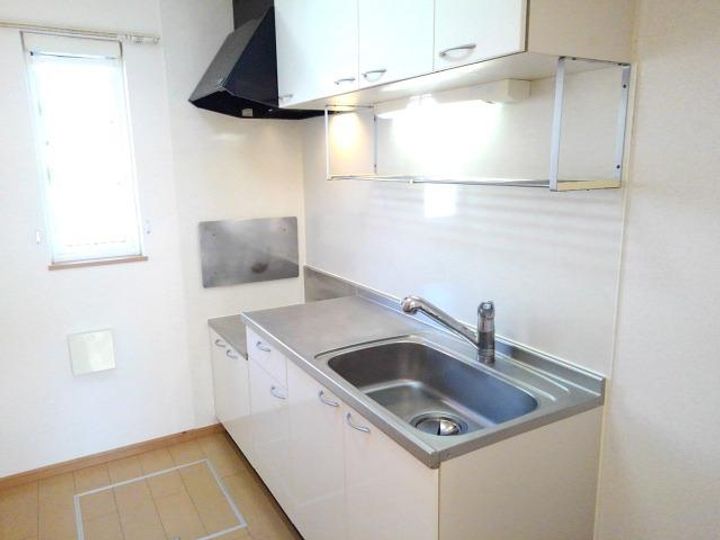 茨城県結城市大字結城(アパート)の賃貸物件のキッチン