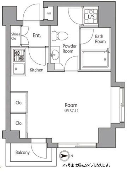 プラムハウス芝公園の間取り