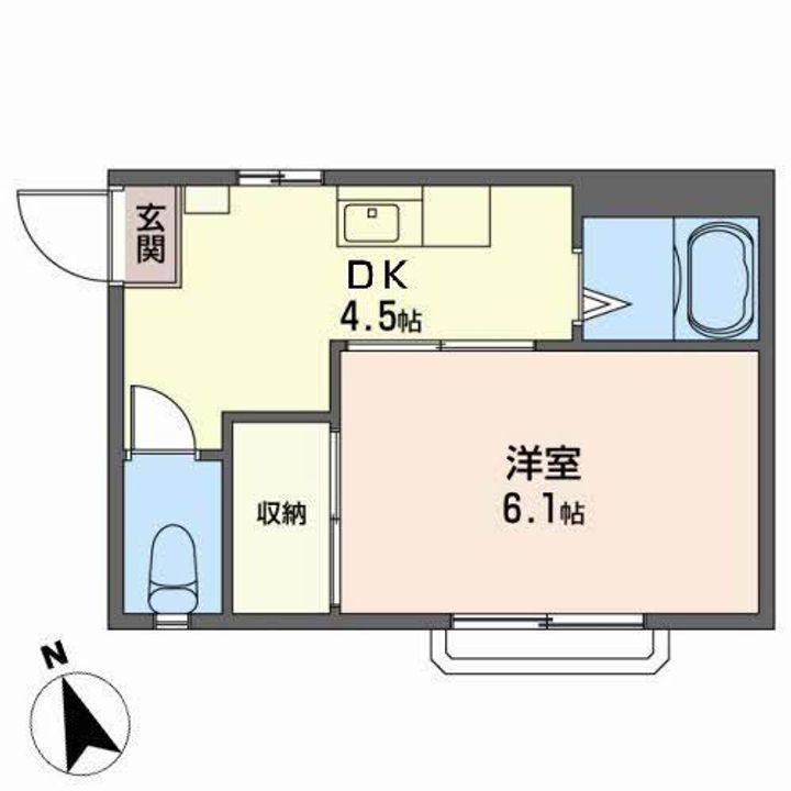 シャトレット小田原の間取り
