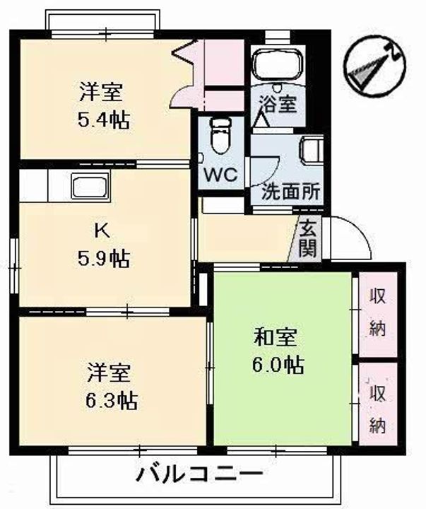 グランドメゾン中之町の間取り